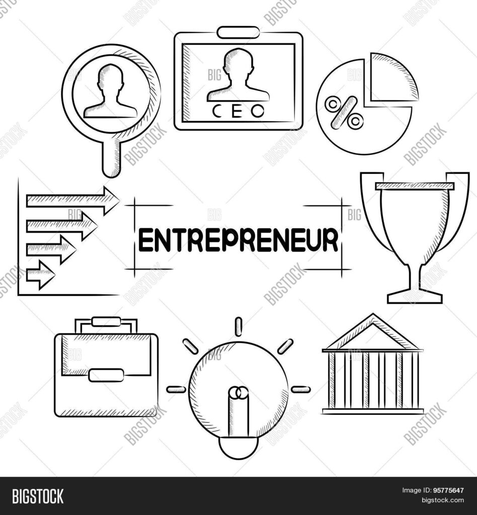 Entrepreneurship Drawings Easy