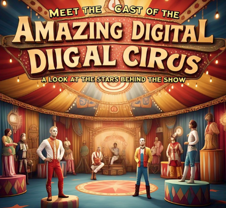 The cast of The Amazing Digital Circus